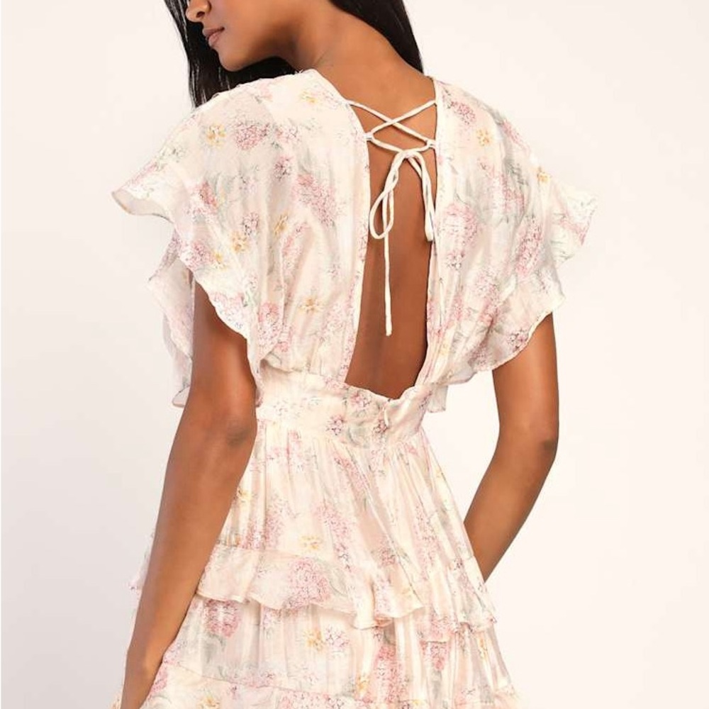 Floral Ruffle Dress - Picture 2 of 4